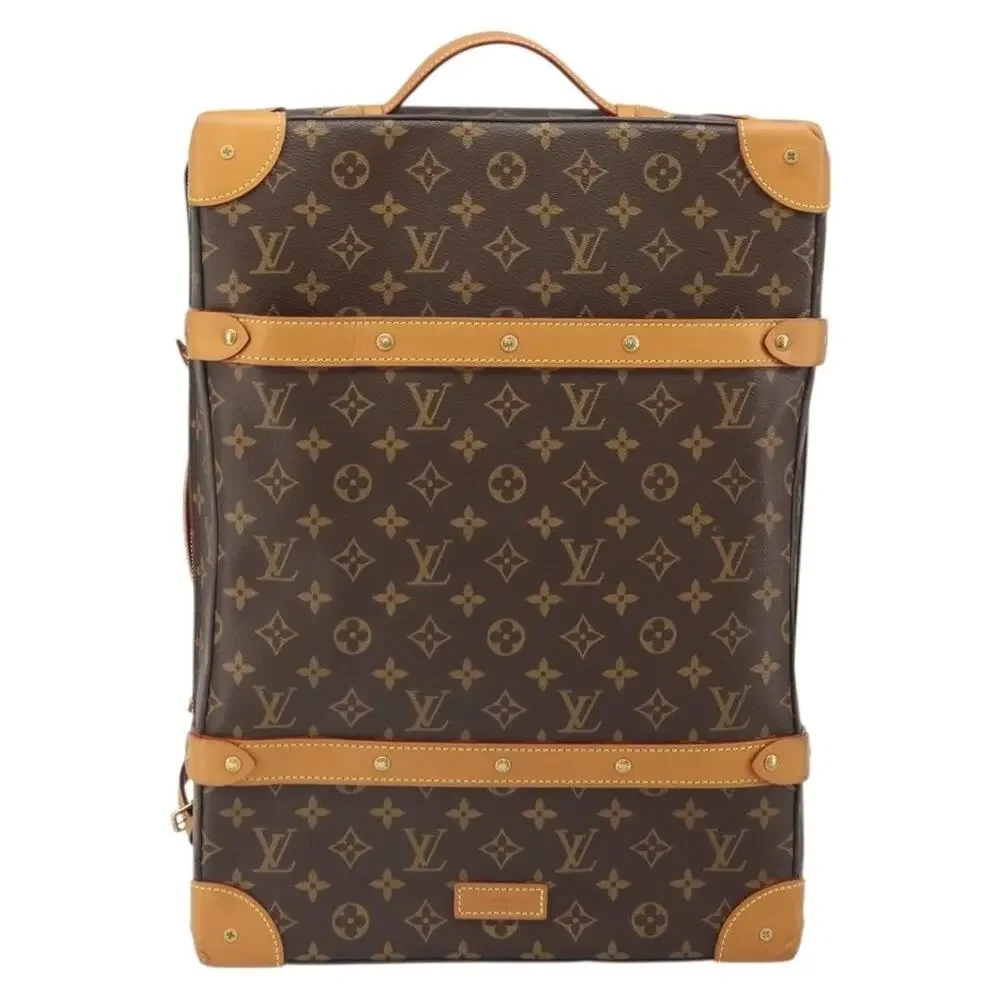 Louis Vuitton Monogram Soft Trunk Backpack MM Brown
